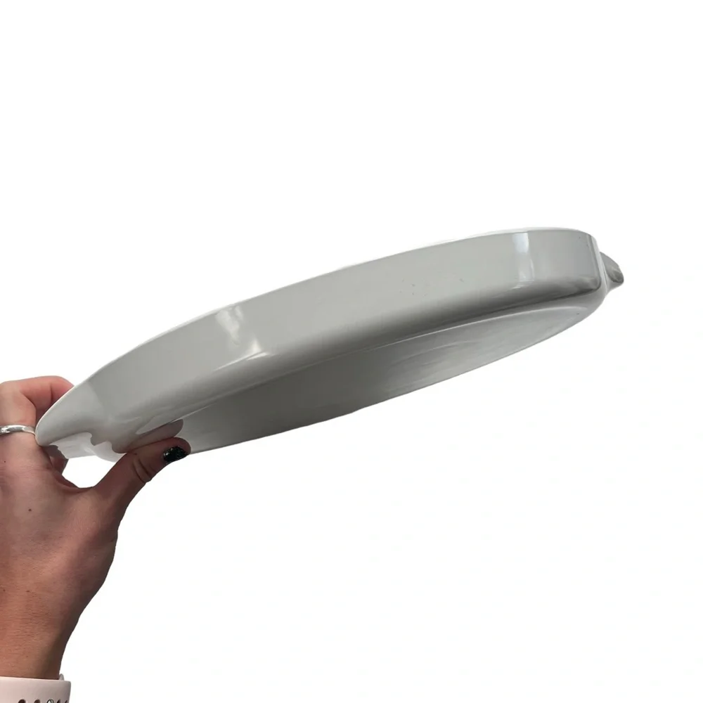 Amana Radarange Microwave Pizza Crisper Amana By Corning White 12in. Round Plate
